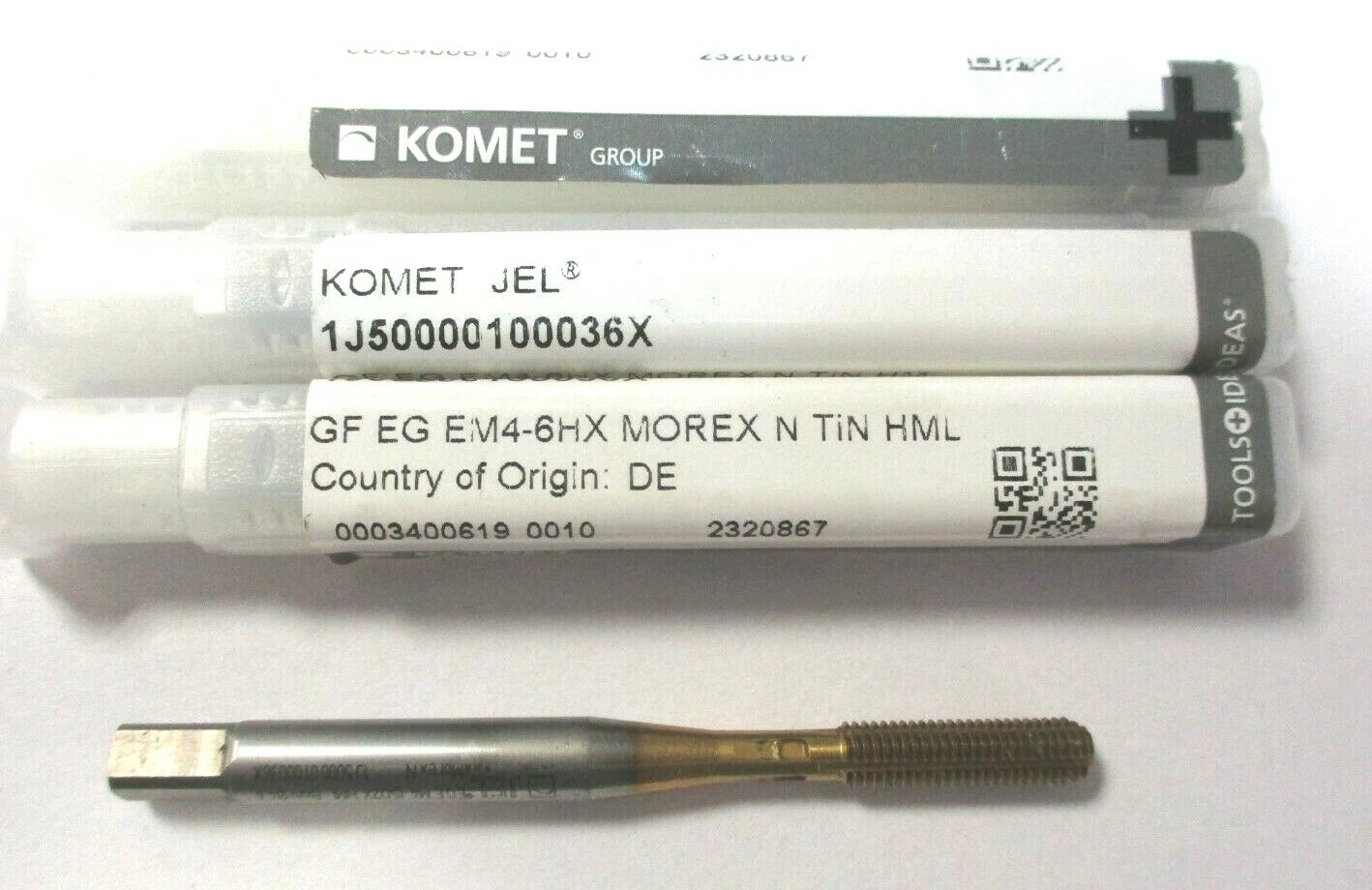 3x JEL / KOMET Gewindeformer GF EG EM4-ISO2X TIN HML Morex N Neu A8644