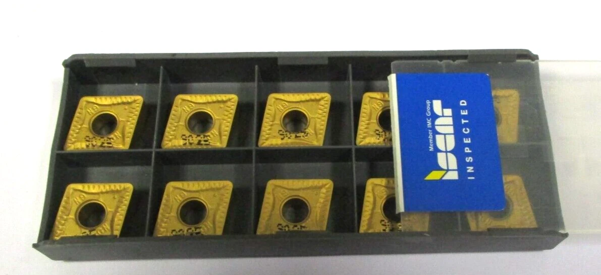 10 ISCAR Wendeplatten zum Drehen CNMG 120412 -GN IC9025 P20-30 M15-30 Neu H52873