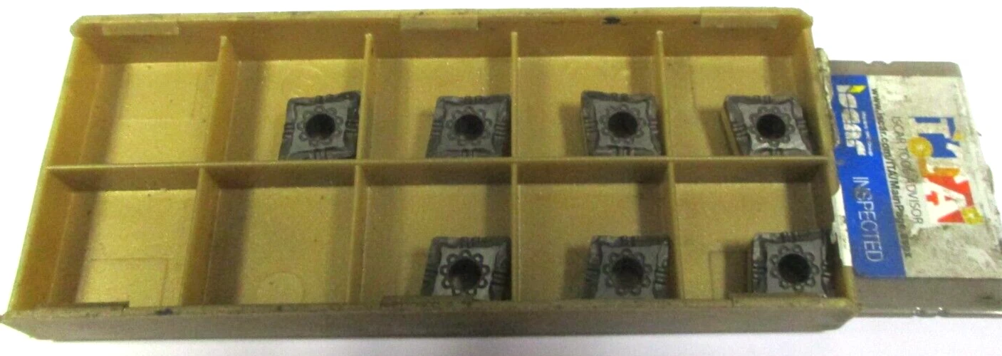 7 ISCAR Wendeplatten zum Drehen CNMG 090408 F3P IC8150 Neu H53940