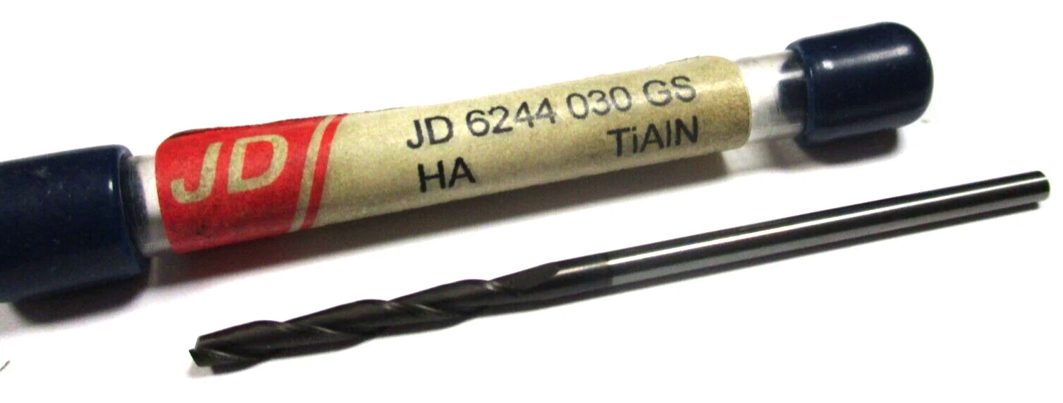 JD VHM Schaftfräser lang Ø3x25x76 Z2 JD6244 030 GS HA TiALN Neu D1724