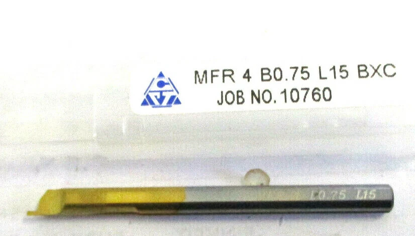 CPT VHM Mini Bohrstange MFR4 B0.75 L15 BXC Neu Schneideinsatz H30295