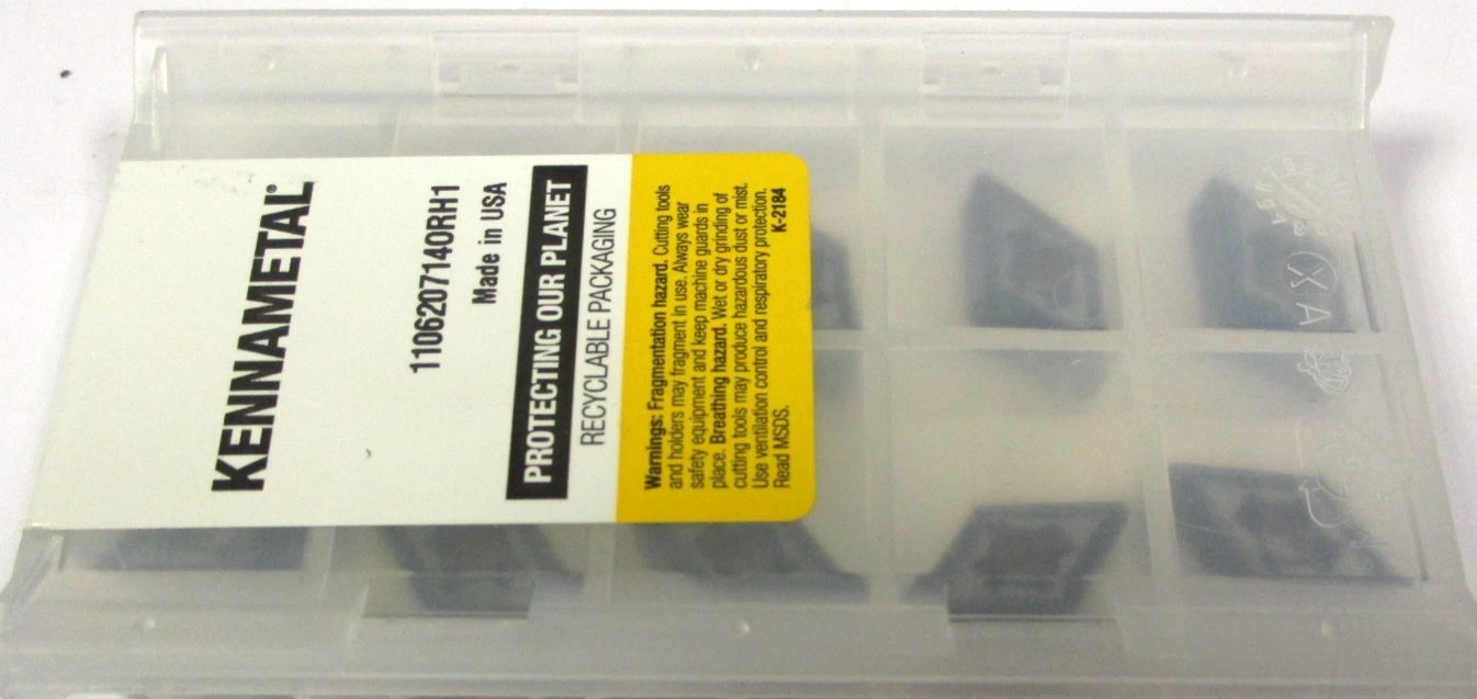 10 KENNAMETAL Wendeplatten zum Drehen DNMG 110408 FF KCM15 Neu H60218