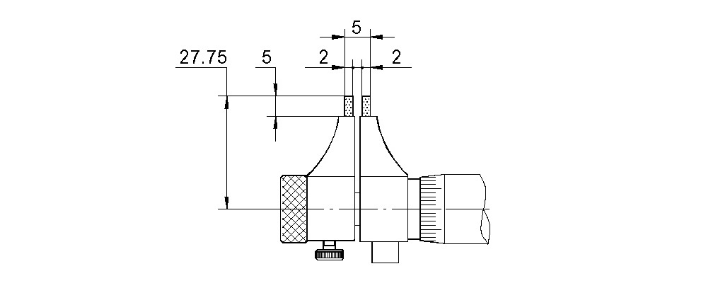 Innen-Messschraube - Flache Messflächen