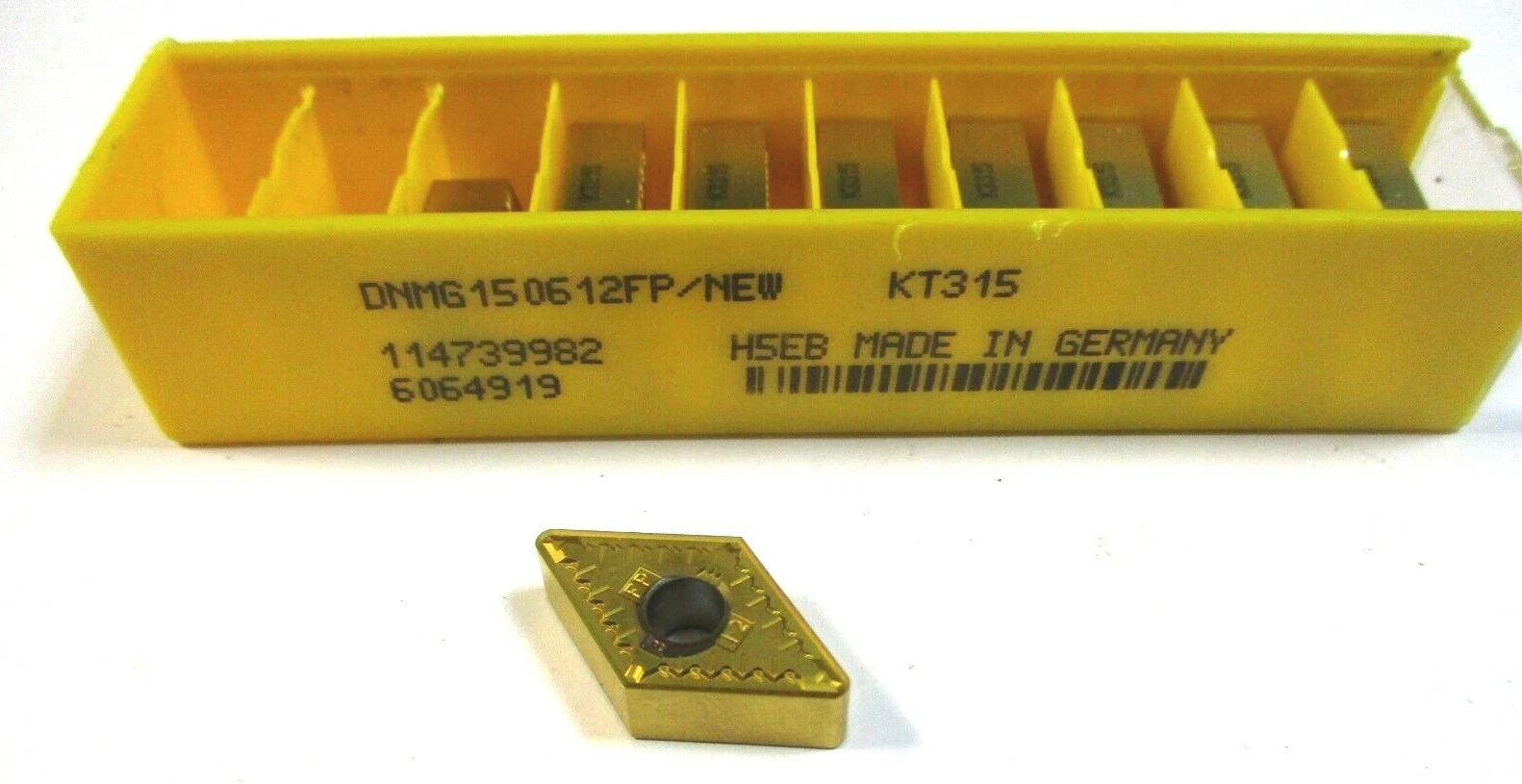 9 KENNAMETAL Wendeplatten zum Drehen DNMG 150612 FP / NEW KT315 Neu H35217