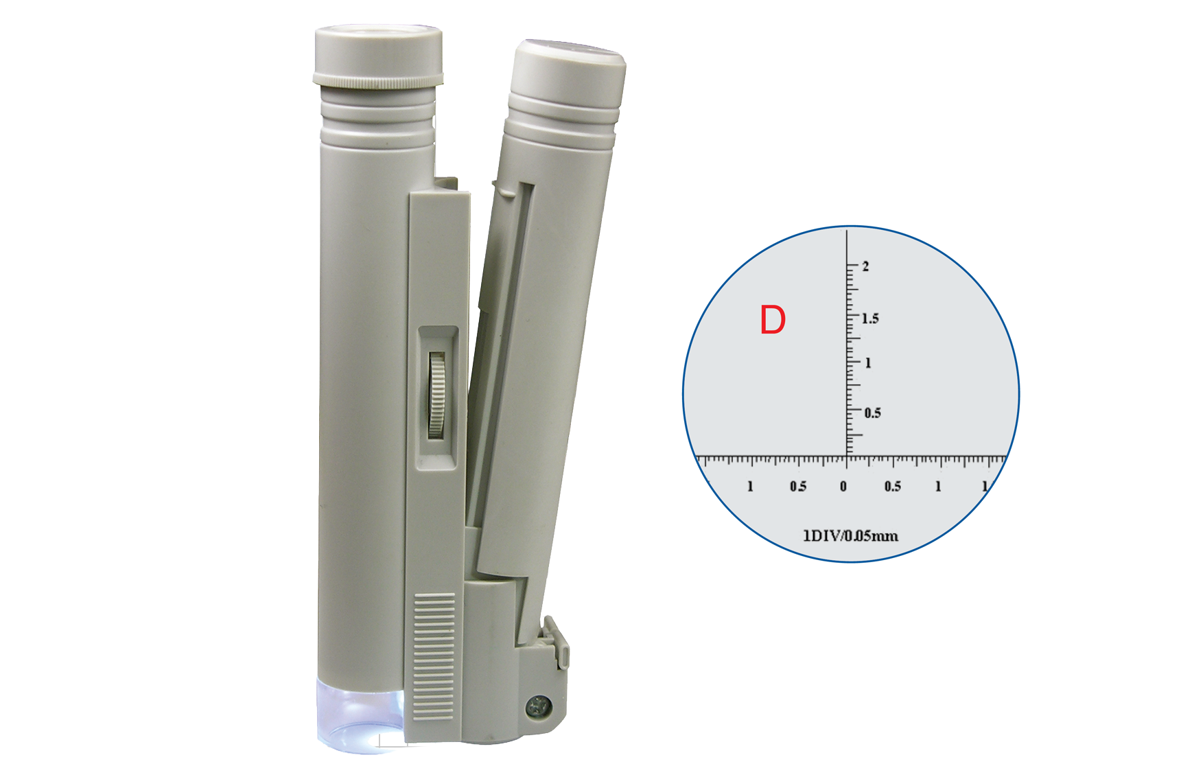Stab-Mikroskop mit LED-Beleuchtung