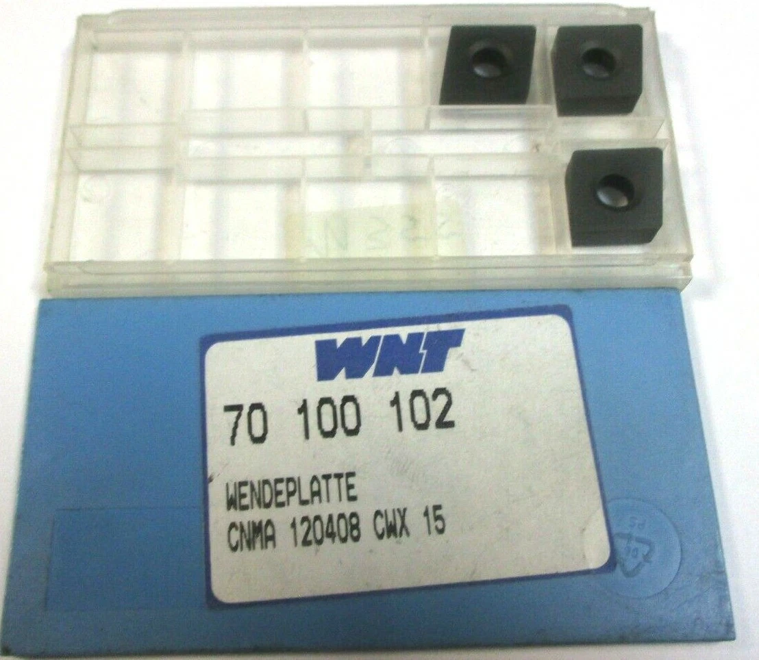 3 WNT Wendeplatten zum Drehen CNMA 120408 CWX15 70 100 102 Neu H37327