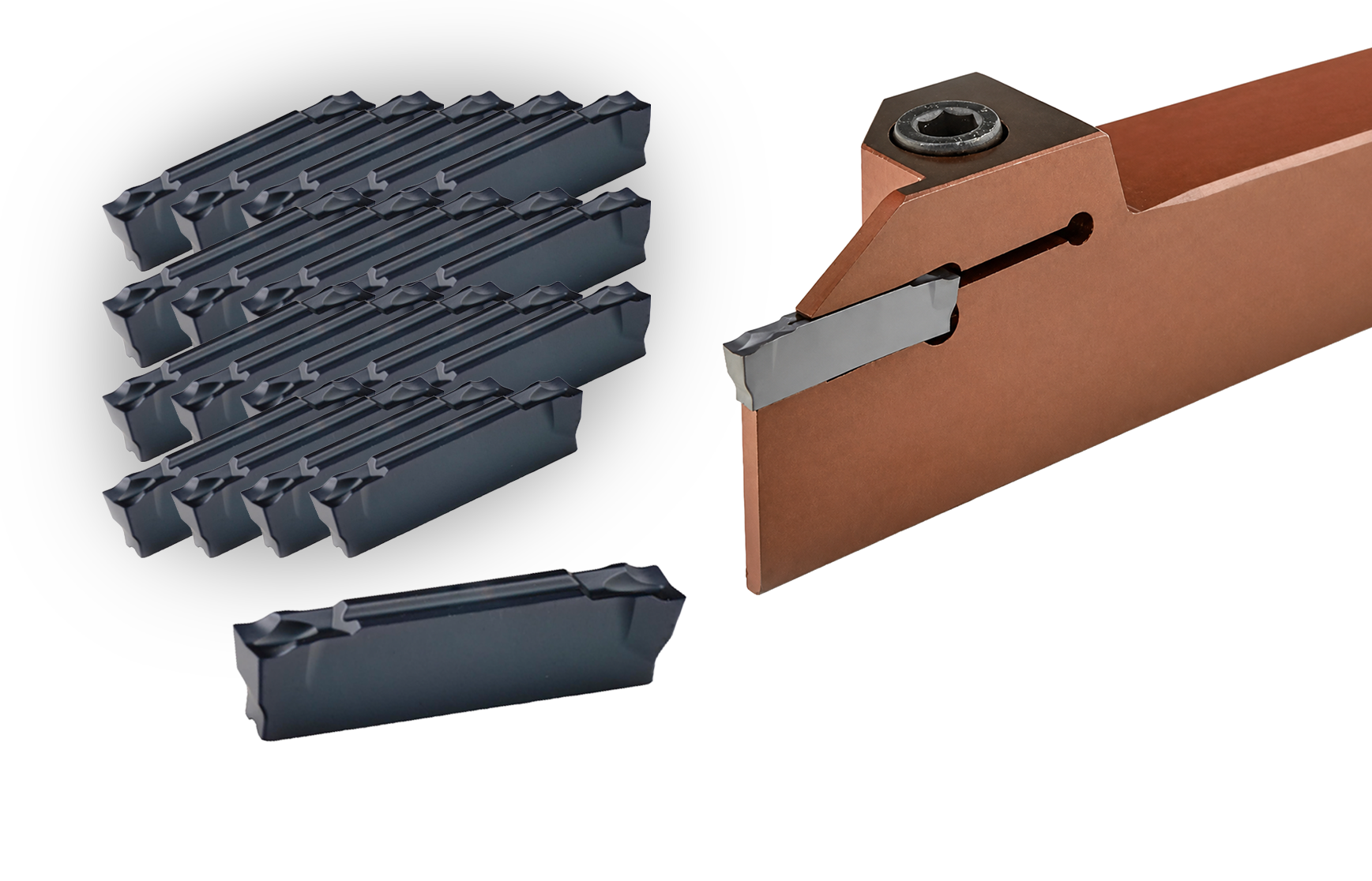 Angebot - Außen Stechhalter MGEHL/R - inkl. 20 Stechplatten