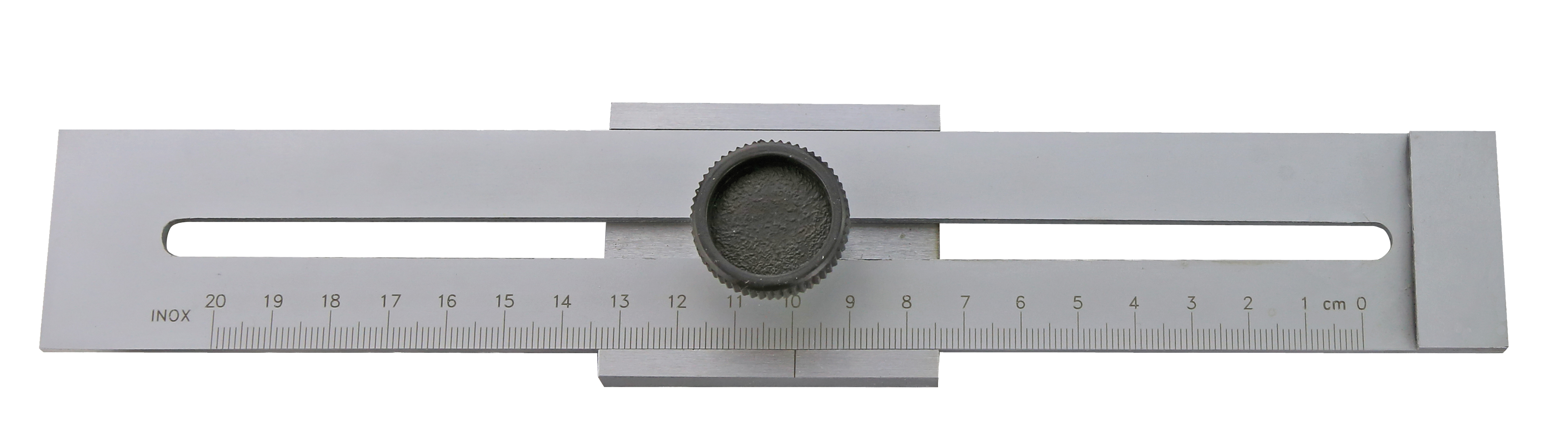 Streichmass 250mm Messlänge mit Nonius 1/10 Top Metall Qualität Matt vercromt 