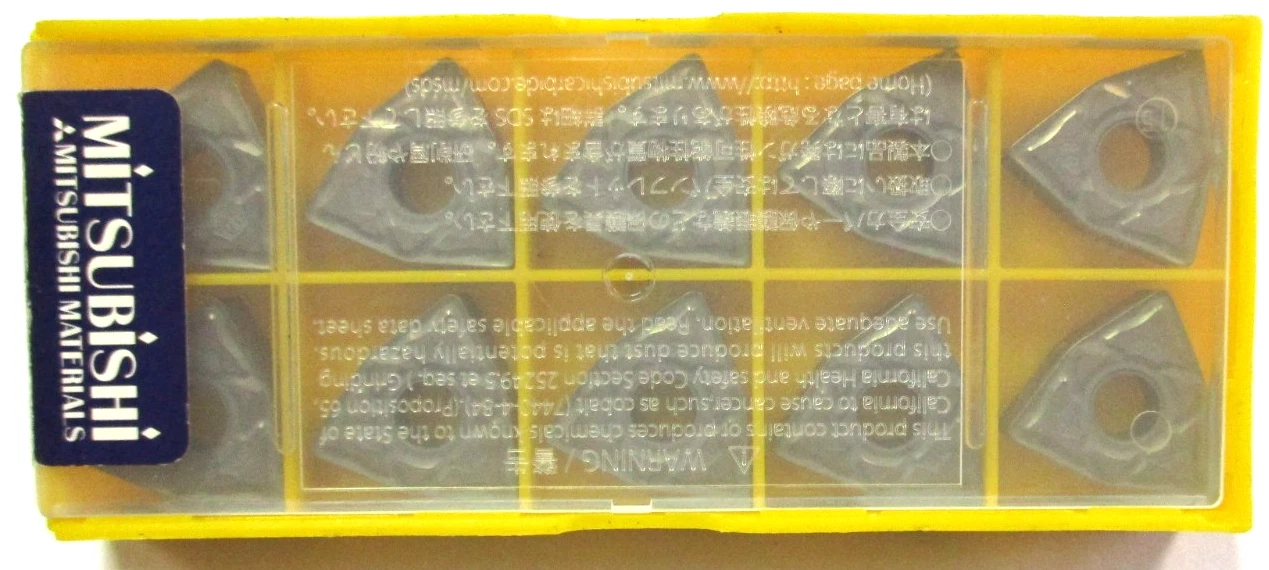 10 MITSUBISHI Wendeplatten Drehen WNMG 080508 -SW NX3035 Neu D7182