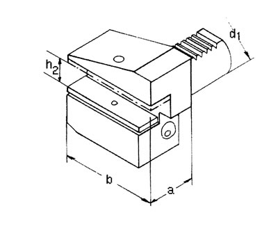 VDI Radial-Werkzeughalter - Kurz - Überkopf - Typ B3/B4