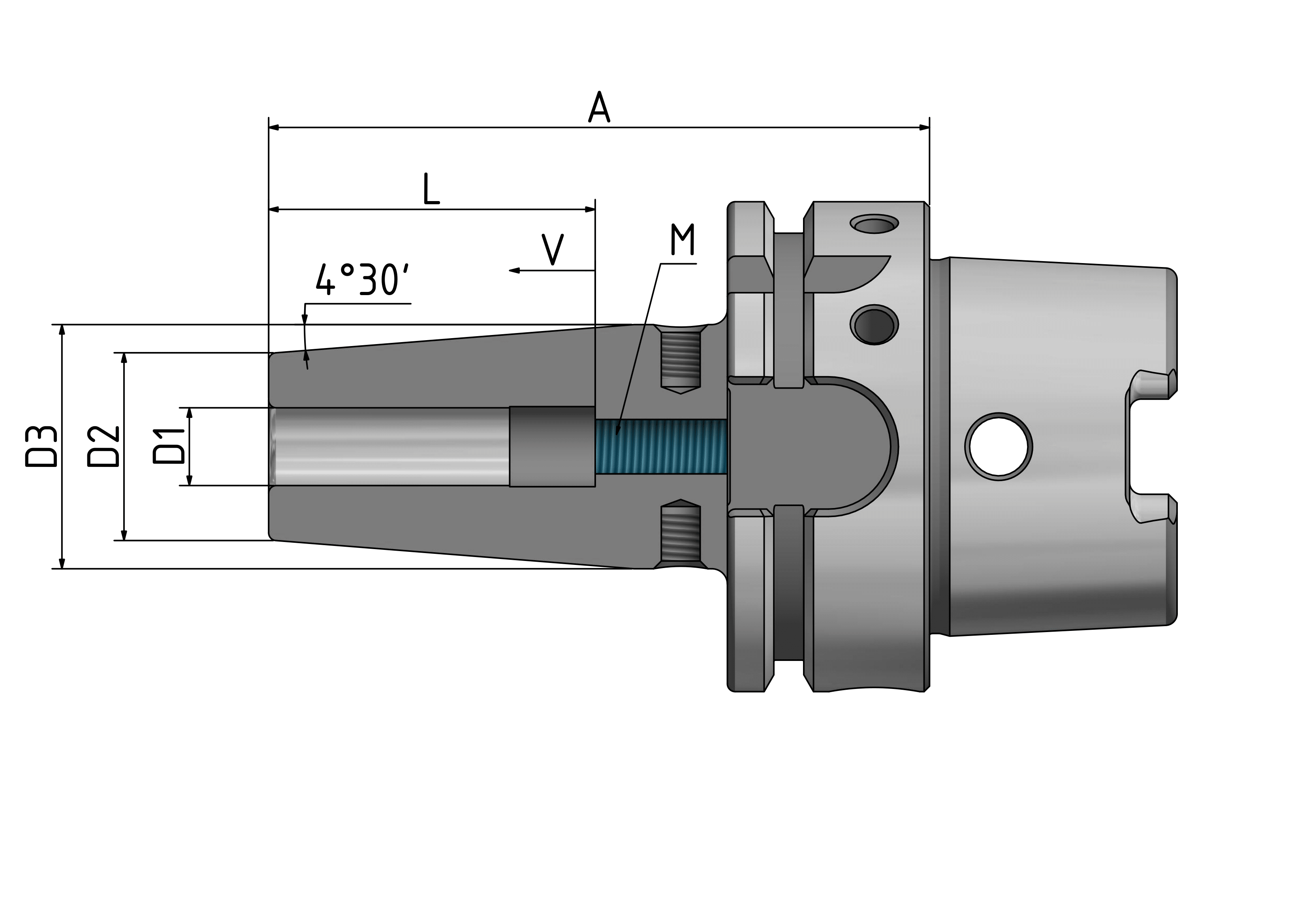 Schrumpffutter 4,5° Schrumpffutter 4,5°