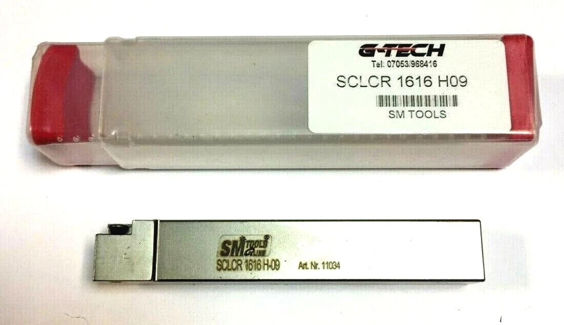 G-TECH/SM-TOOLS Drehhalter SCLCR 1616 H09 für CCMT09T3. Neu L20729