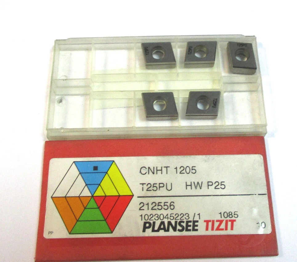 5 CERATIZIT Wendeplatten zum Drehen CNHT 1205 T25PU HW P25 Neu H46310