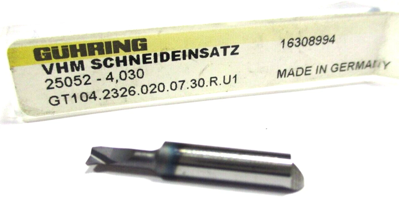 Gühring VHM Mini Bohrstange Ø4 GT104.2326.020.07.30R.U1 Schneideinsatz Neu D2581