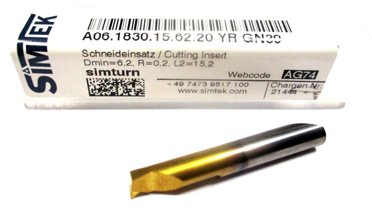 SIMTEK VHM Bohrstange A06.1830.15.62.20 YR GN39 Neu Schneideinsatz D0983