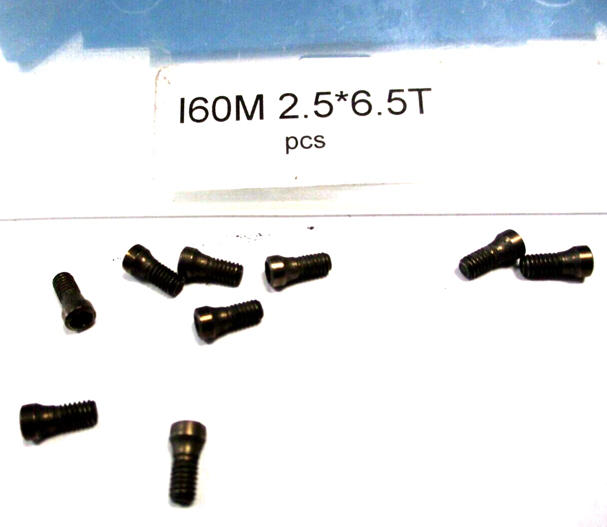 9x Klemm Schraube M2,5x6,5 160M Neu D3599