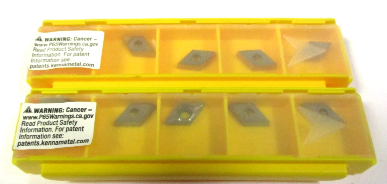 10 KENNAMETAL Wendeplatten zum Drehen DCGT 070202 MLFS KCP20S Neu H59762