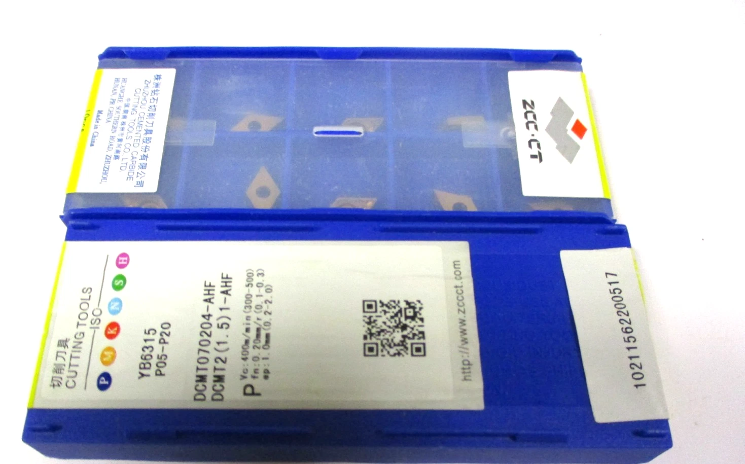 10 ZCC-CT Wendeplatten zum Drehen DCMT 070204 -AHF YB6315 Neu H62158