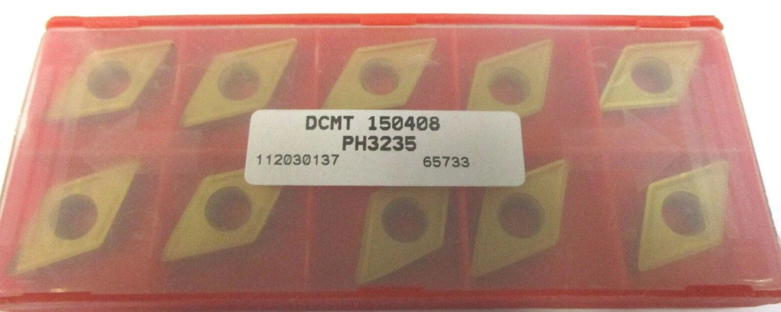 10 PALBIT Wendeplatten zum Drehen DCMT 150408 PH3235 Neu L48141