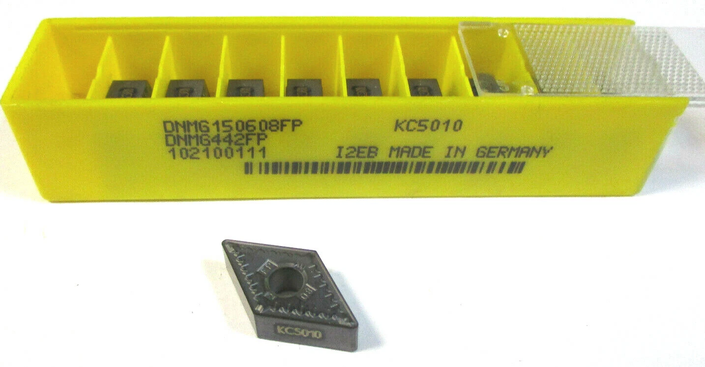 10 KENNAMETAL Wendeplatten zum Drehen DNMG 150608 FP KC5010 Neu H46165