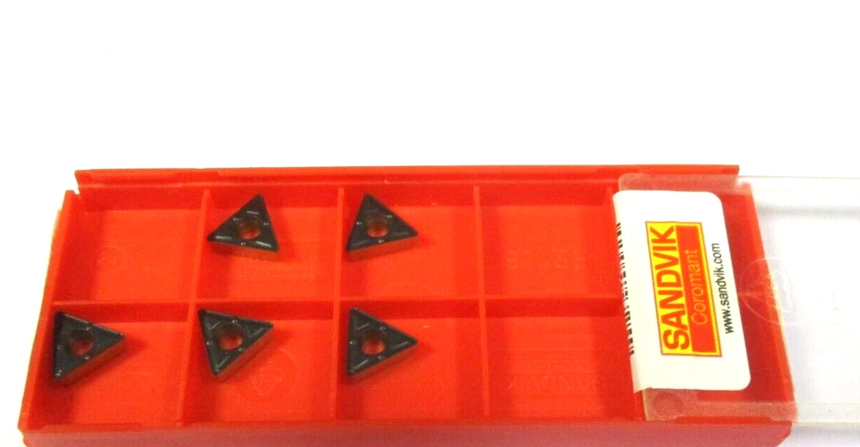 5 SANDVIK Wendeplatten zum Drehen TCMX 110304 WF 4315 Neu H56619
