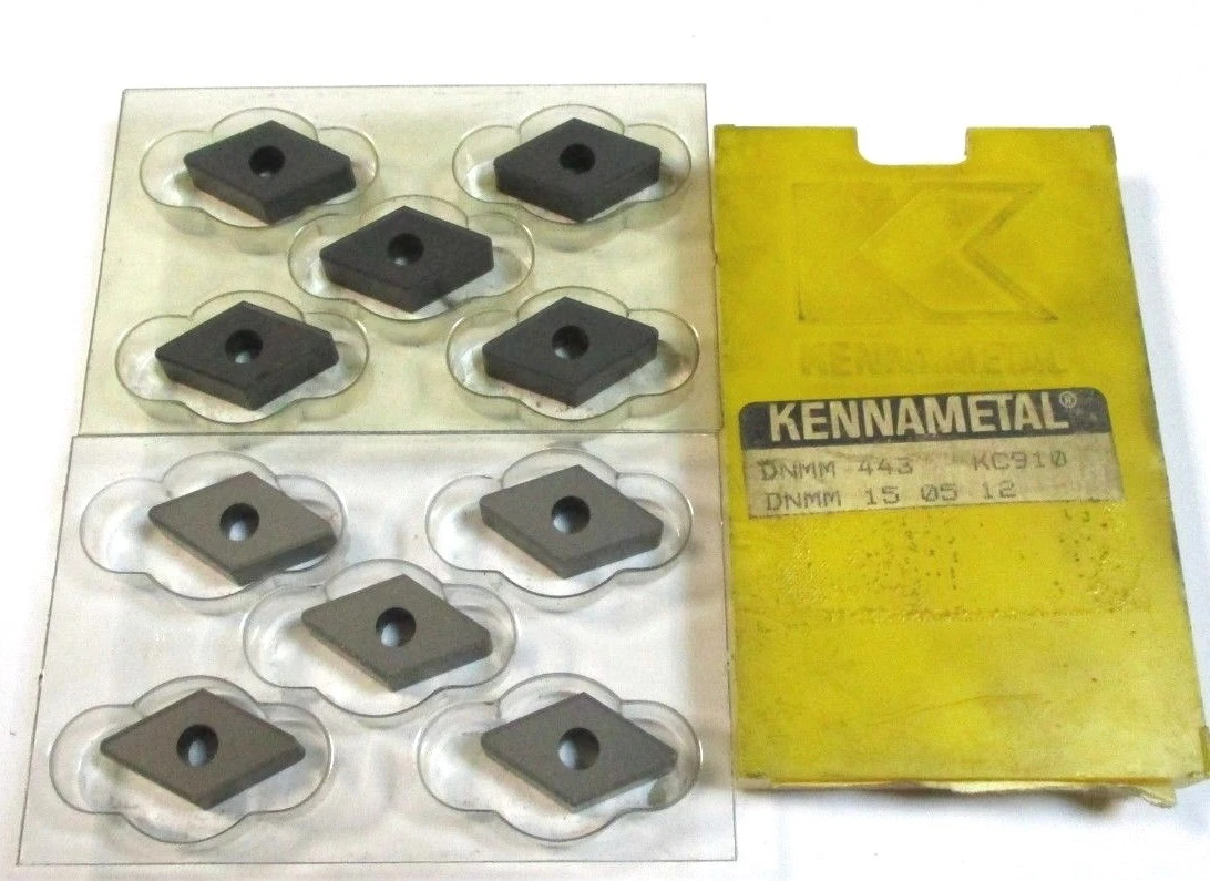10 KENNAMETAL Wendeplatten zum Drehen DNMM 150512 KC910 Neu H25616