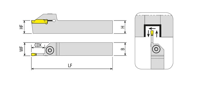 Außen - Stechhalter ADKT-123