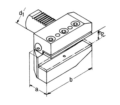 VDI Radial-Werkzeughalter - Lang - Typ B5/B6