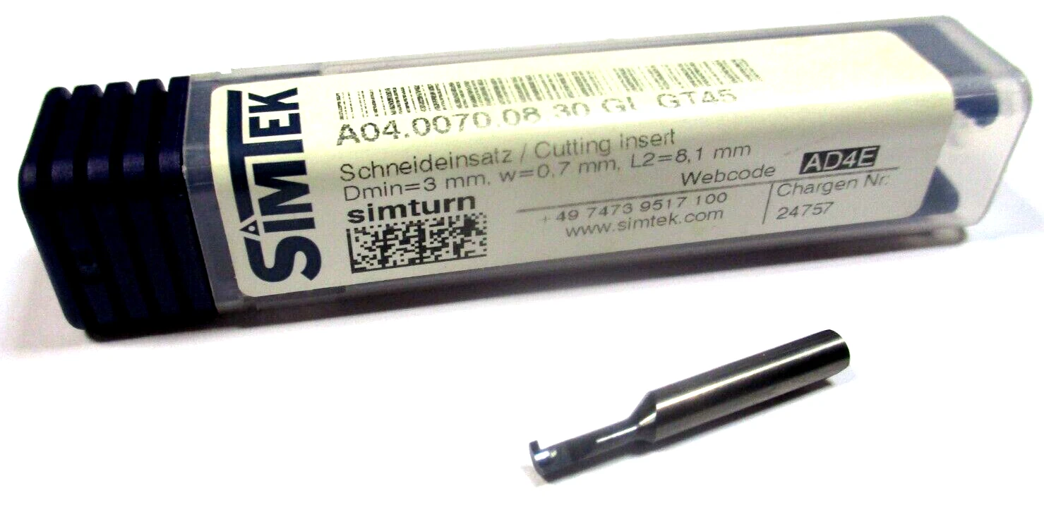 SIMTEK VHM Bohrstange A04.0070.08.30 GL GT45 Neu Schneideinsatz D0958