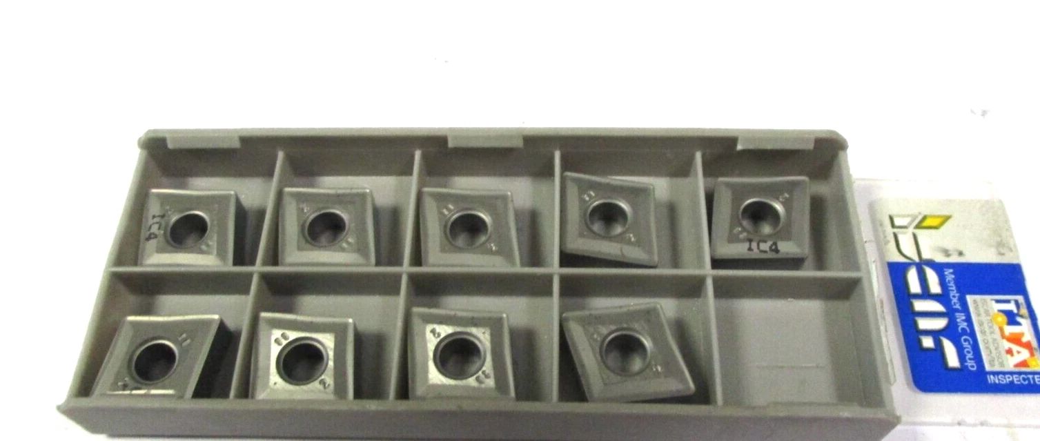 9 ISCAR Wendeplatten zum Drehen CNMG 120408 IC4 Neu H54449