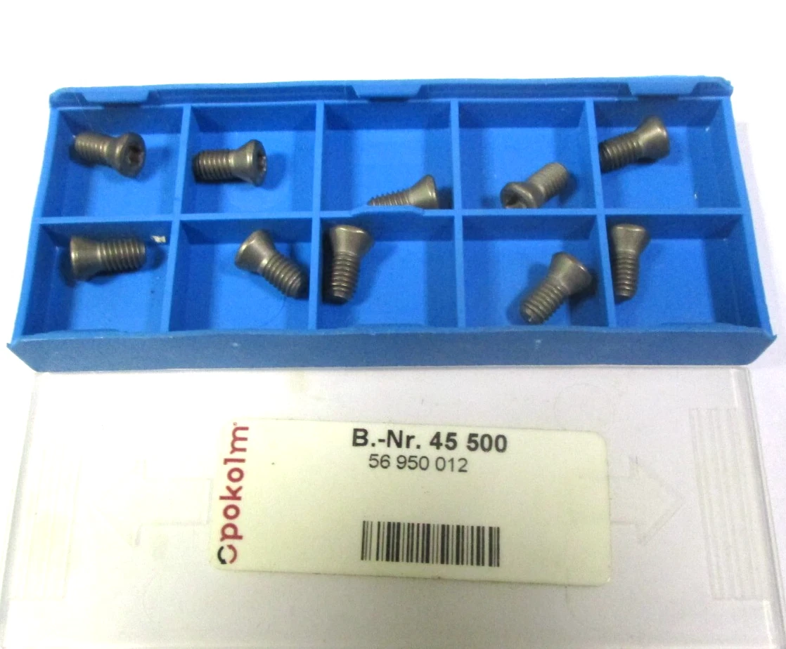 10x POKOLM Senkkopfschraube M4,5 x10 Nr. 45 500 Schraube Neu H58566