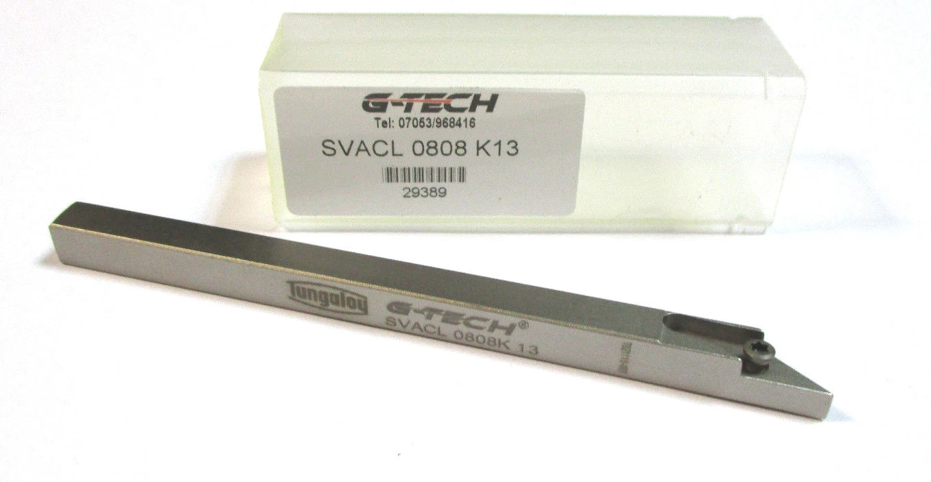 TUNGALOY Drehhalter SVACL 0808 K13 für WSP VCGT 1303.. GesL= 124 mm Neu L21099