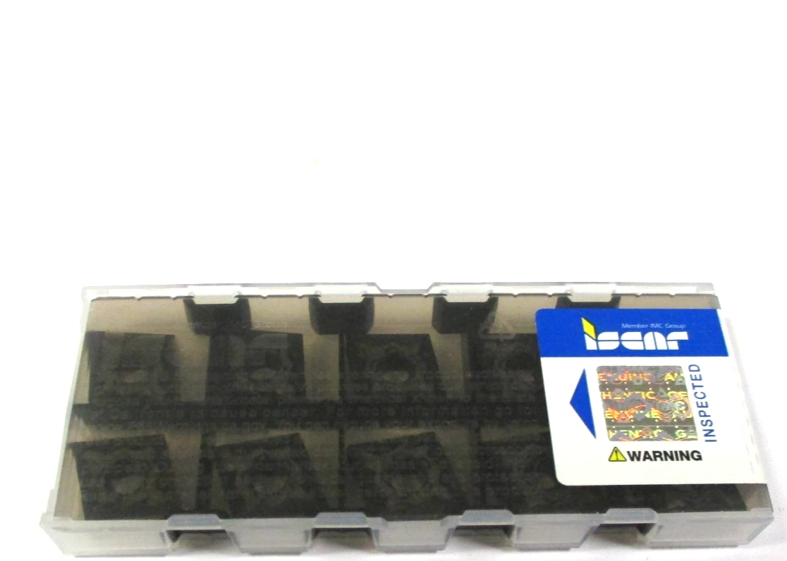 10 ISCAR Wendeplatten zum Drehen CNMG 120404 -M3P IC8150 Neu H62451
