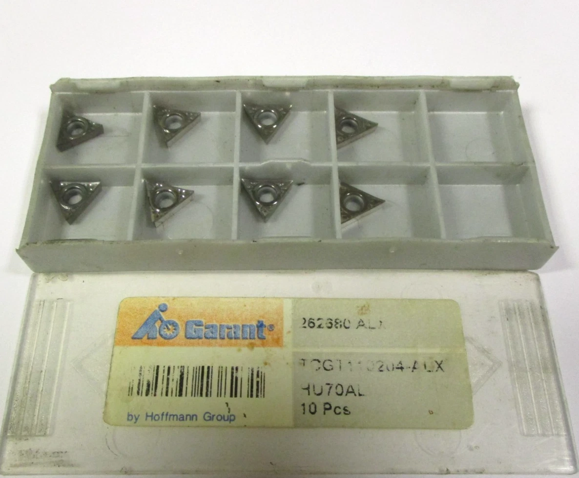8 GARANT Wendeplatten zum Drehen TCGT 110204 ALX HU70AL Neu H59774