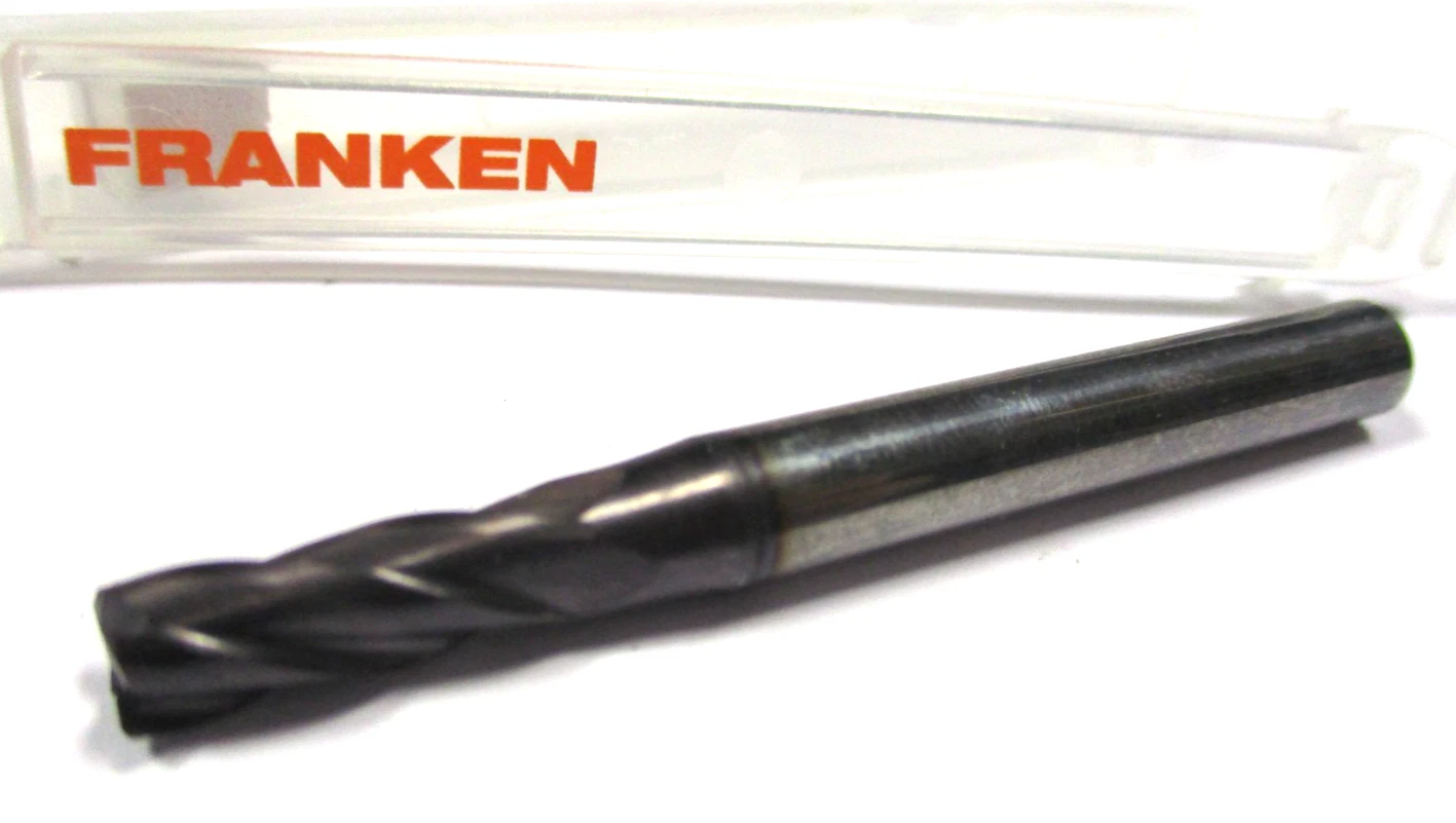 FRANKEN HM Torusfräser Schaftfräser Ø5 x13 R=0,5mm Z=4 Neu D7285