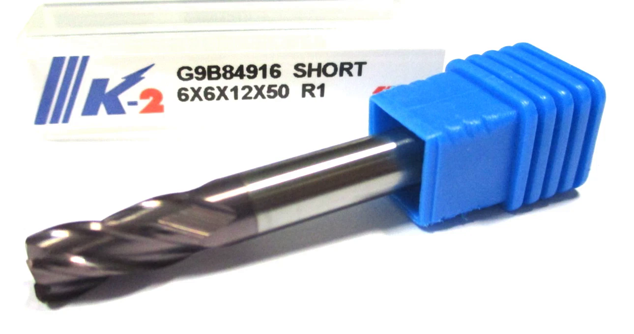 YG VHM Torusfräser Ø6 R1 x6x12x50 Z4 SchaftØ6 Neu D7289