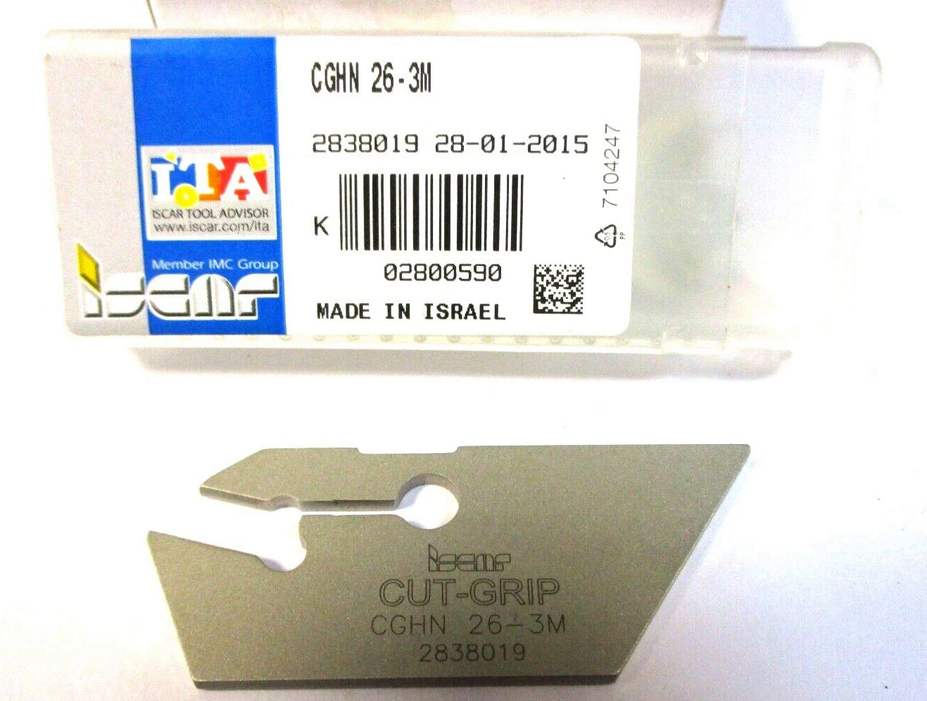 ISCAR Stechschwert CGHN 26 3M CUT- GRIP Neu H48512