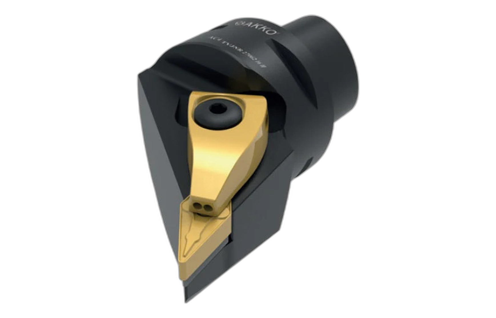 AC4 TVJNL/R 27062 16 H AKKO Monoblock-Drehhalter mit Polygonschaft, Schneidkopf kompatibel mit Capto 4