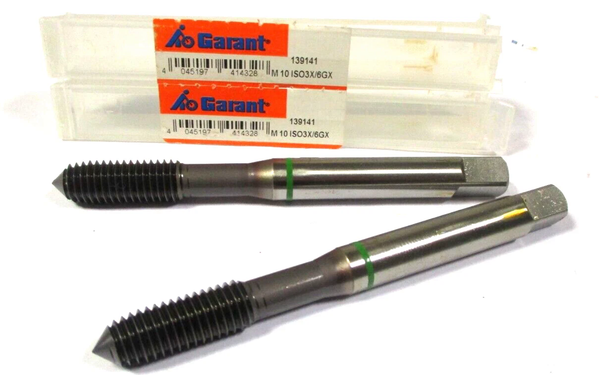 2x GARANT Gewindeformer M10 ISO3X/6GX 139141 Ø9,35 Neu H53282
