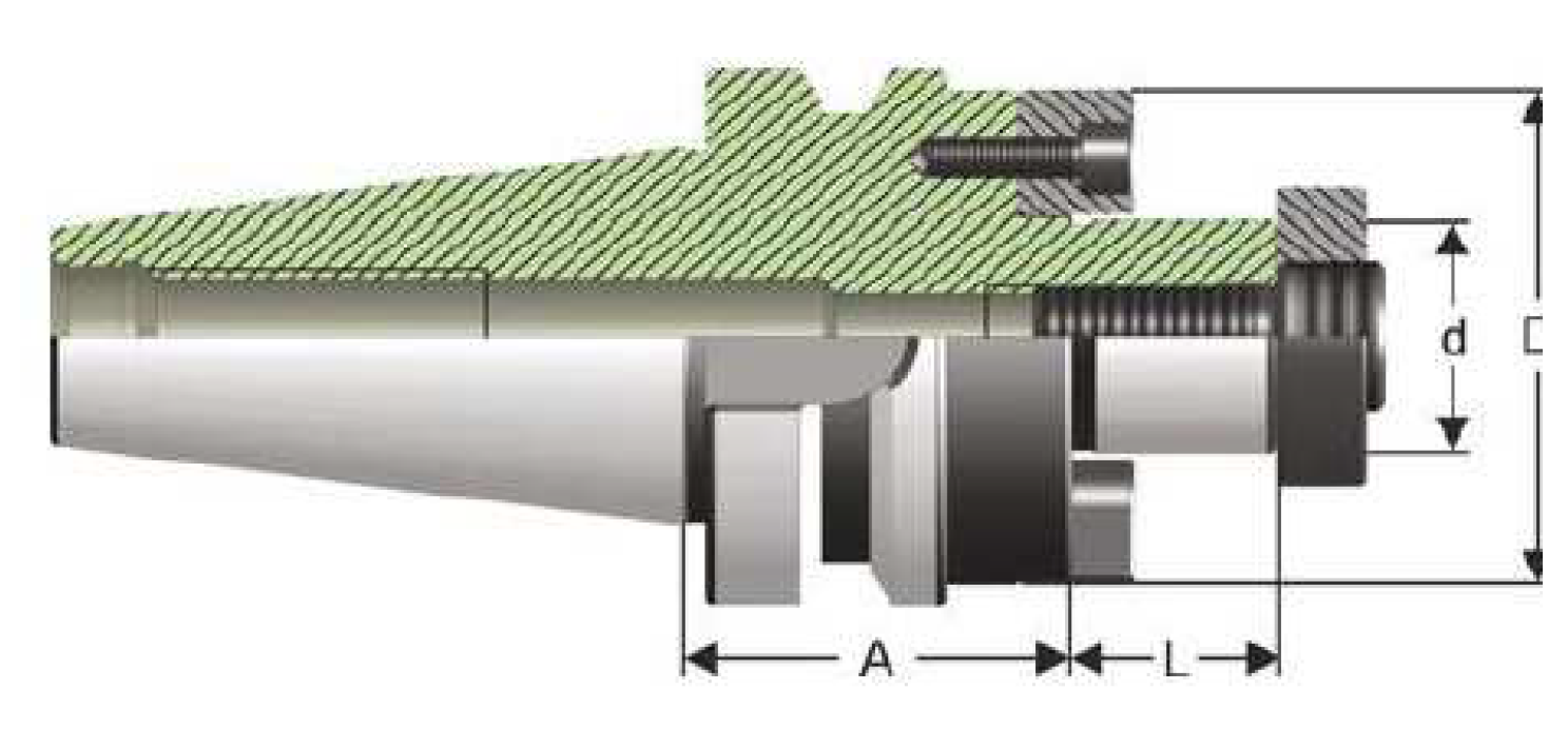 BT50 - Messerkopfaufnahme - MAS 403 BT BT50 - Messerkopfaufnahme - MAS 403 BT