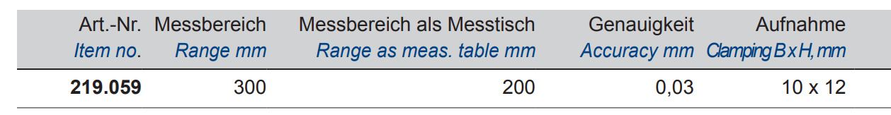 Digital-Höhenmess- und Anreißgerät - Mit Messplatte