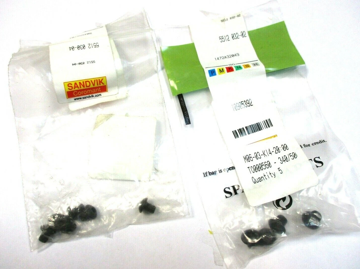 10x SANDVIK Halbrund - Schraube f. Drehhalter 5512 032-02 + 030-04 Neu A6073