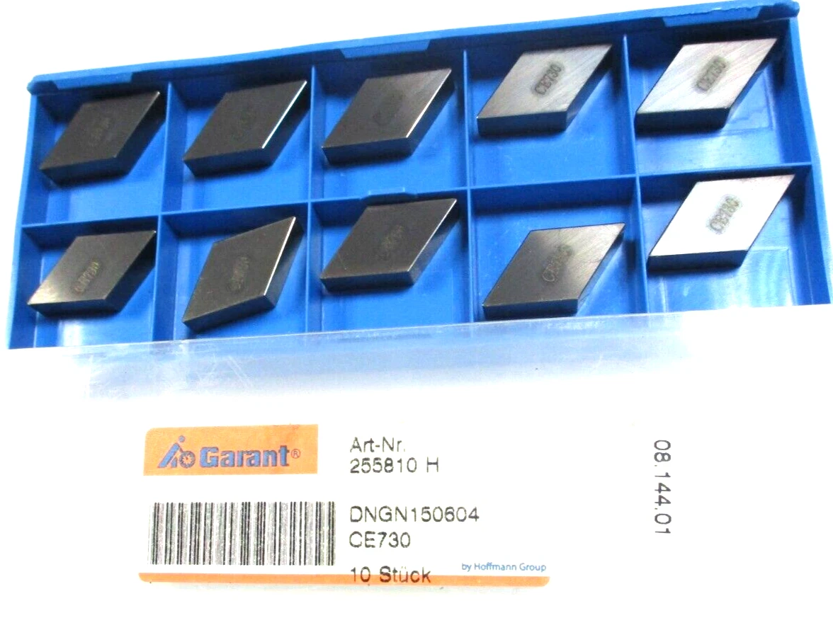 10 GARANT Wendeplatten zum Drehen DNGN 150604 CE730 Art. 255810 H Keramik D2178