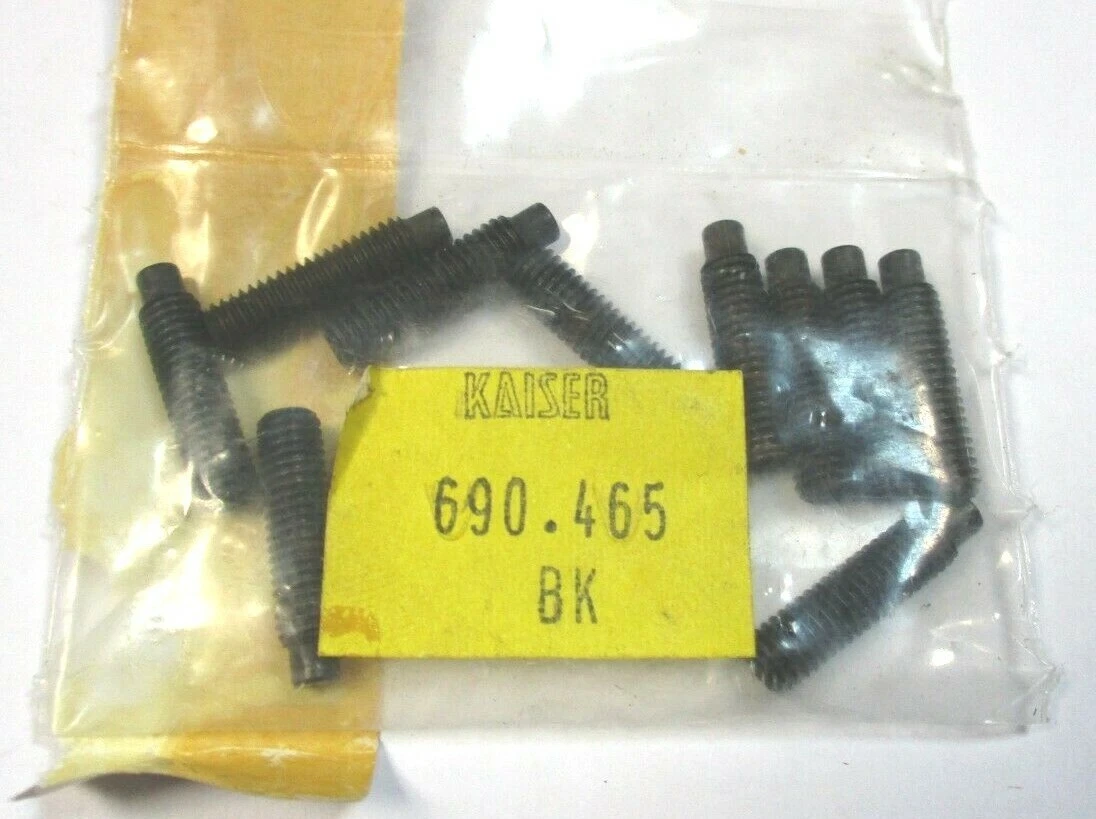10x KAISER Gewindestift f. Drehhalter M5 x 20D 690.465 Neu A6081