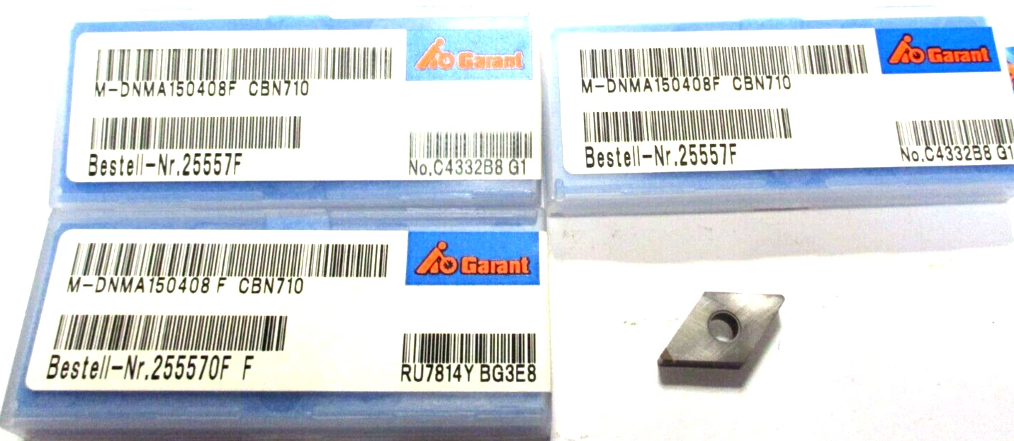 3x GARANT CBN Wendeplatte DNMA 150408 F CBN710 Neu D2095