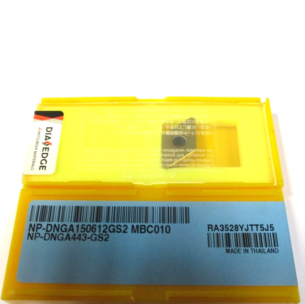 MITSUBISHI CBN Wendeplatte 2-seitig NP DNGA 150612 GS2 MBC010 Neu H61315