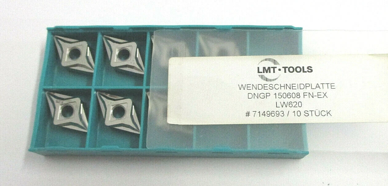7 LMT Tools Wendeplatten zum Drehen DNPG 150608 FN-EX LW620 Neu H47094