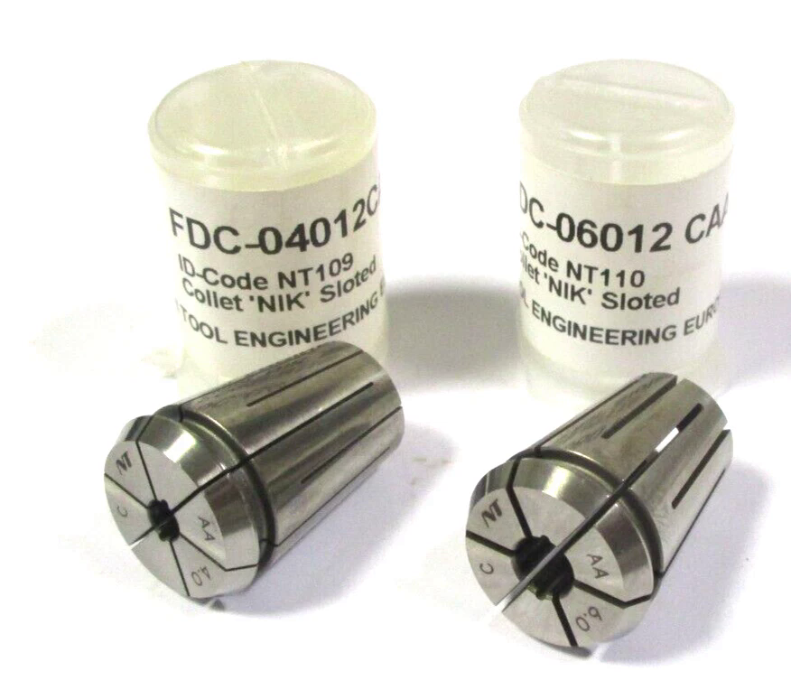2x HITACHI Spannzange für NIK-12 Ø4 FDC-0612 CAA+ Ø6 FDC-0412 CAA Neu H56179