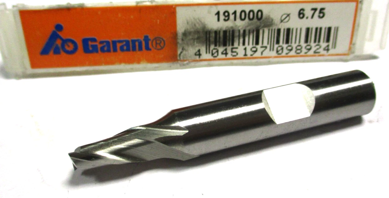 GARANT Schaftfräser Bohrnutenfräser 191000 Ø6,75 x25 SchaftØ10 NC HSS-Co8 D5339