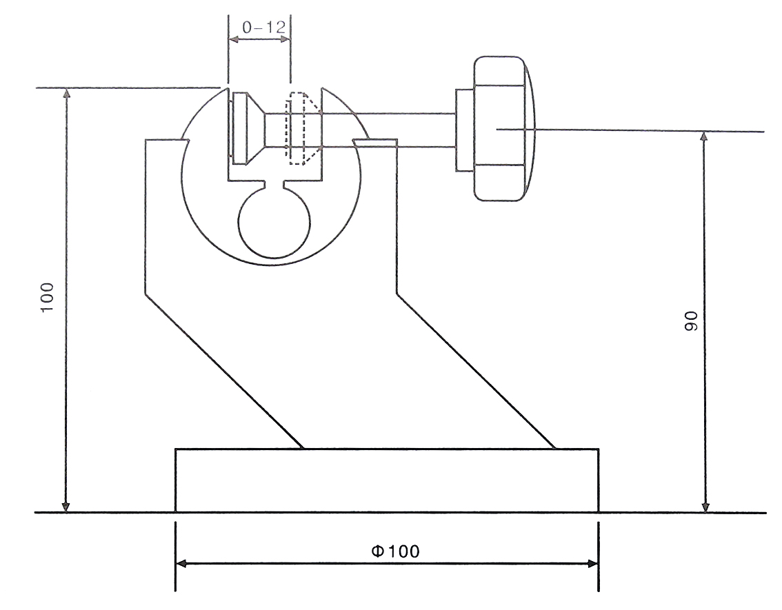 Halter für Bügelmessschrauben - bis 200 mm